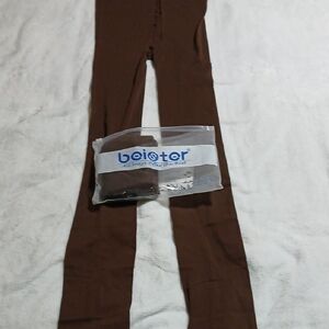 Women's Brown Full-Length Leggings